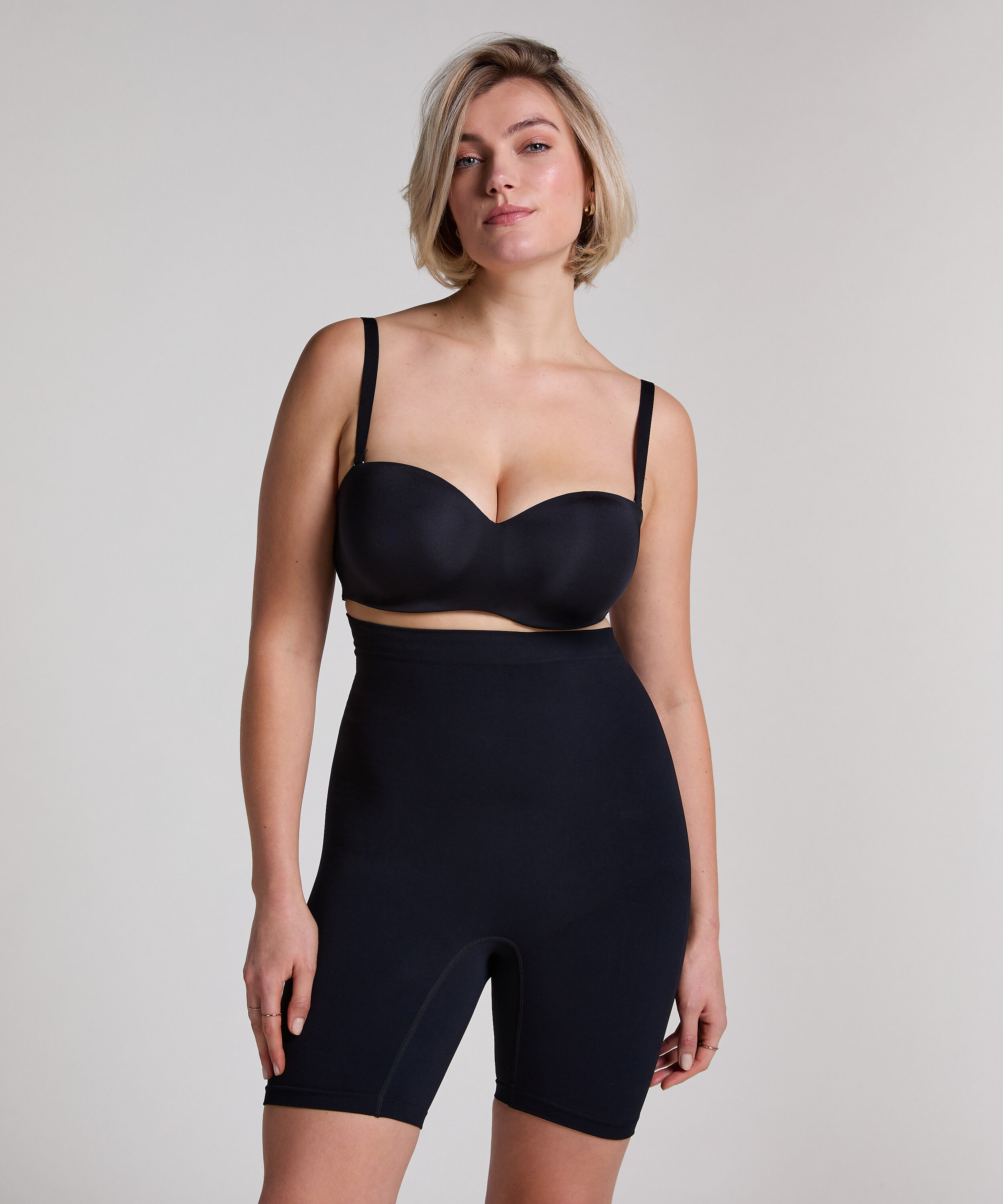 Gaine sans coutures pour les cuisses, Noir