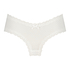 Slip brésilien V-shape mesh, Blanc
