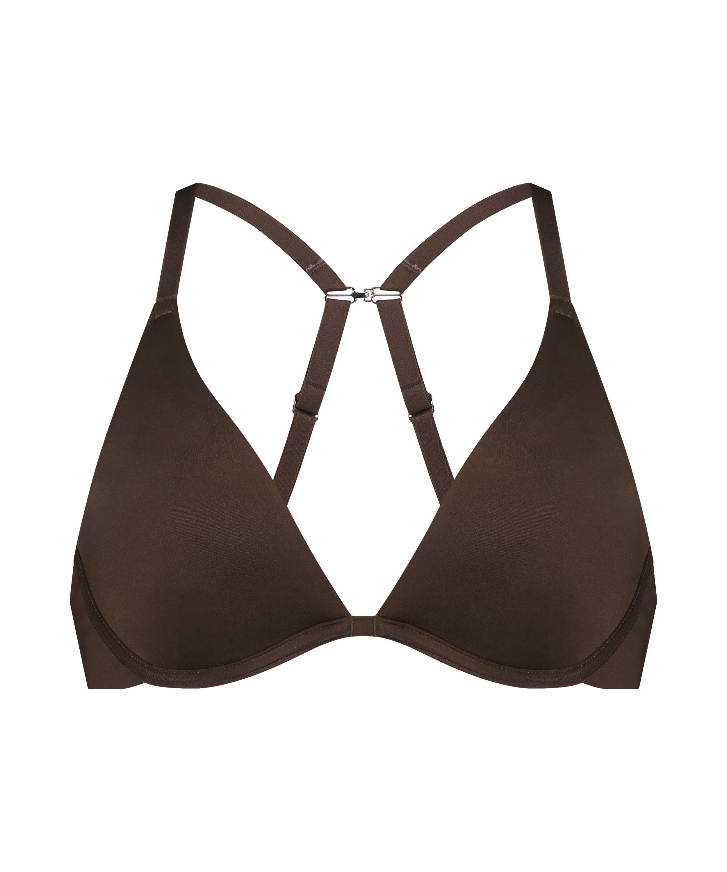 Soutien-gorge &agrave; armatures non-pr&eacute;form&eacute; Smooth, Marron