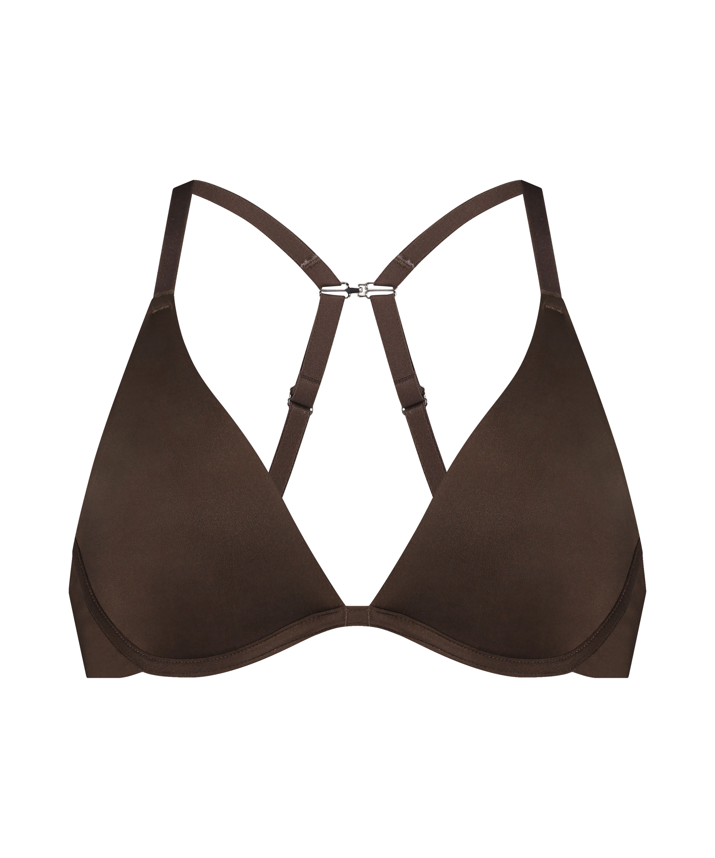 Soutien-gorge à armatures non-préformé Smooth, Marron, main