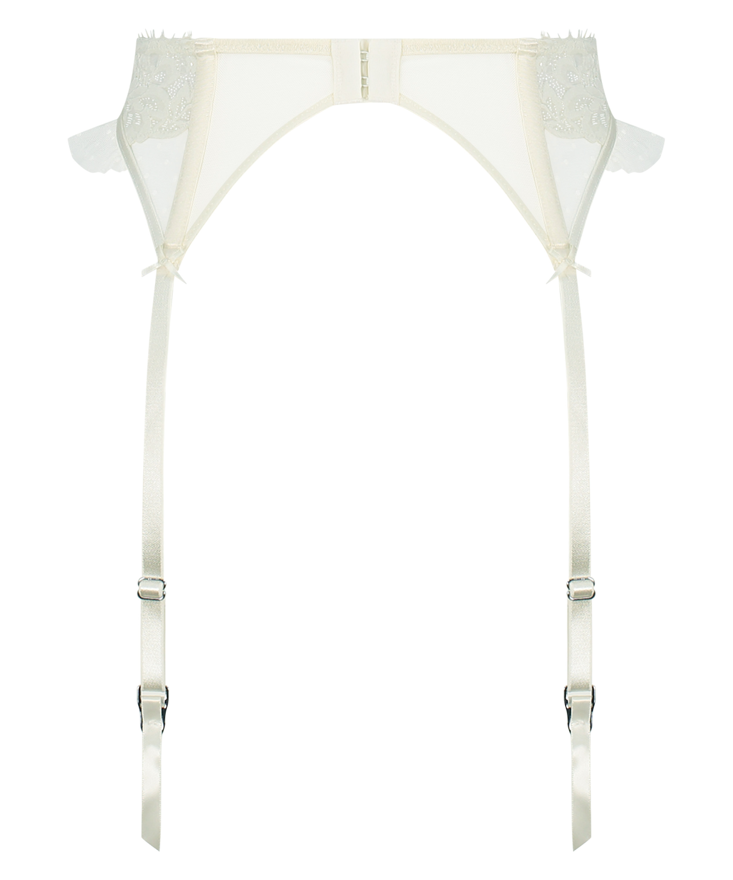 Porte-jarretelles Harmony, Blanc, main