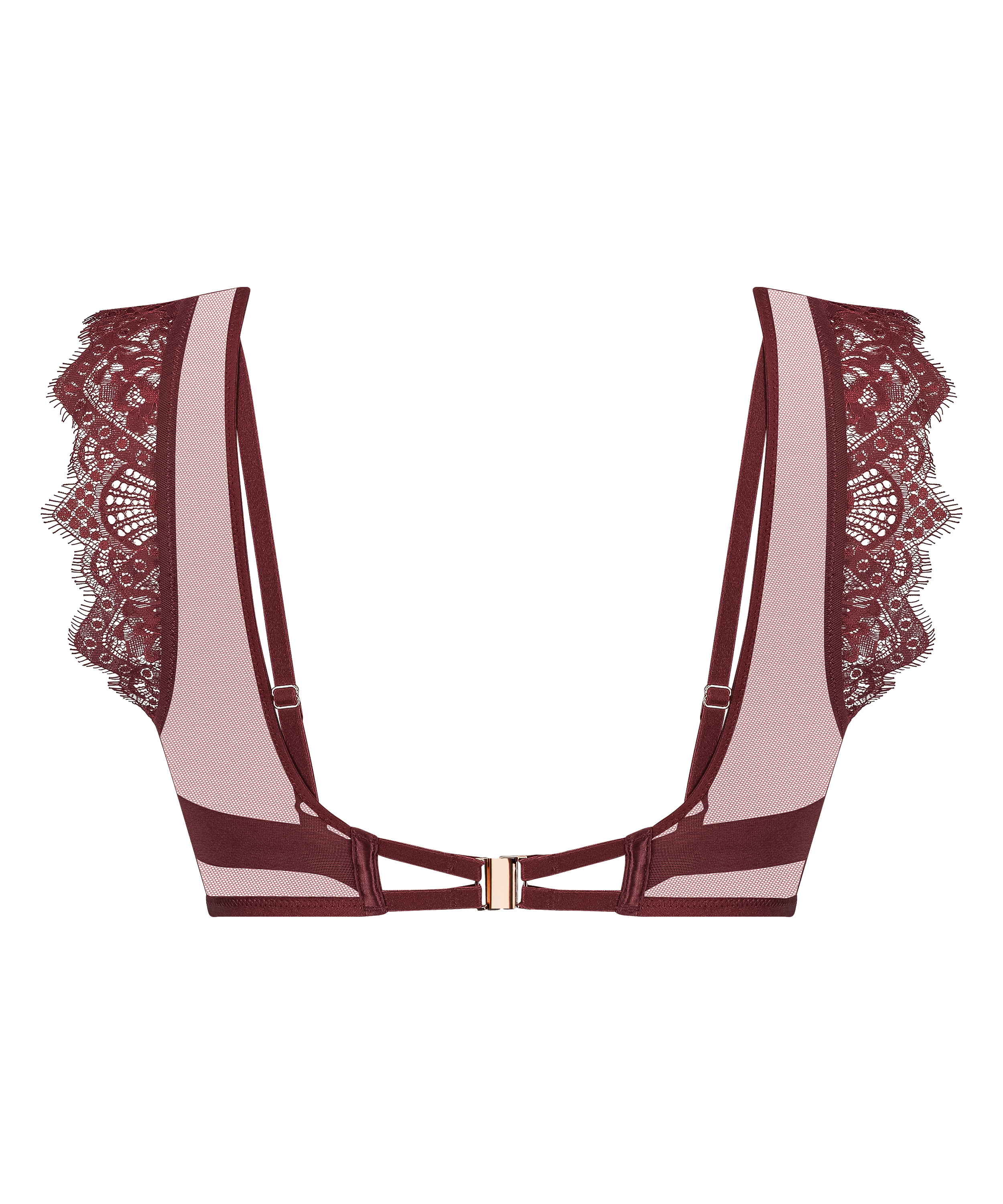 Soutien-gorge bustier non-rembourré à armatures Zoe, Rouge, main