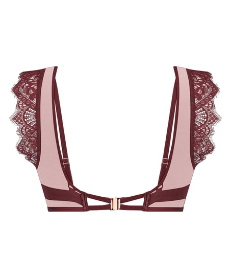 Soutien-gorge bustier non-rembourré à armatures Zoe, Rouge
