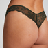 String Invisible Lace back, Vert