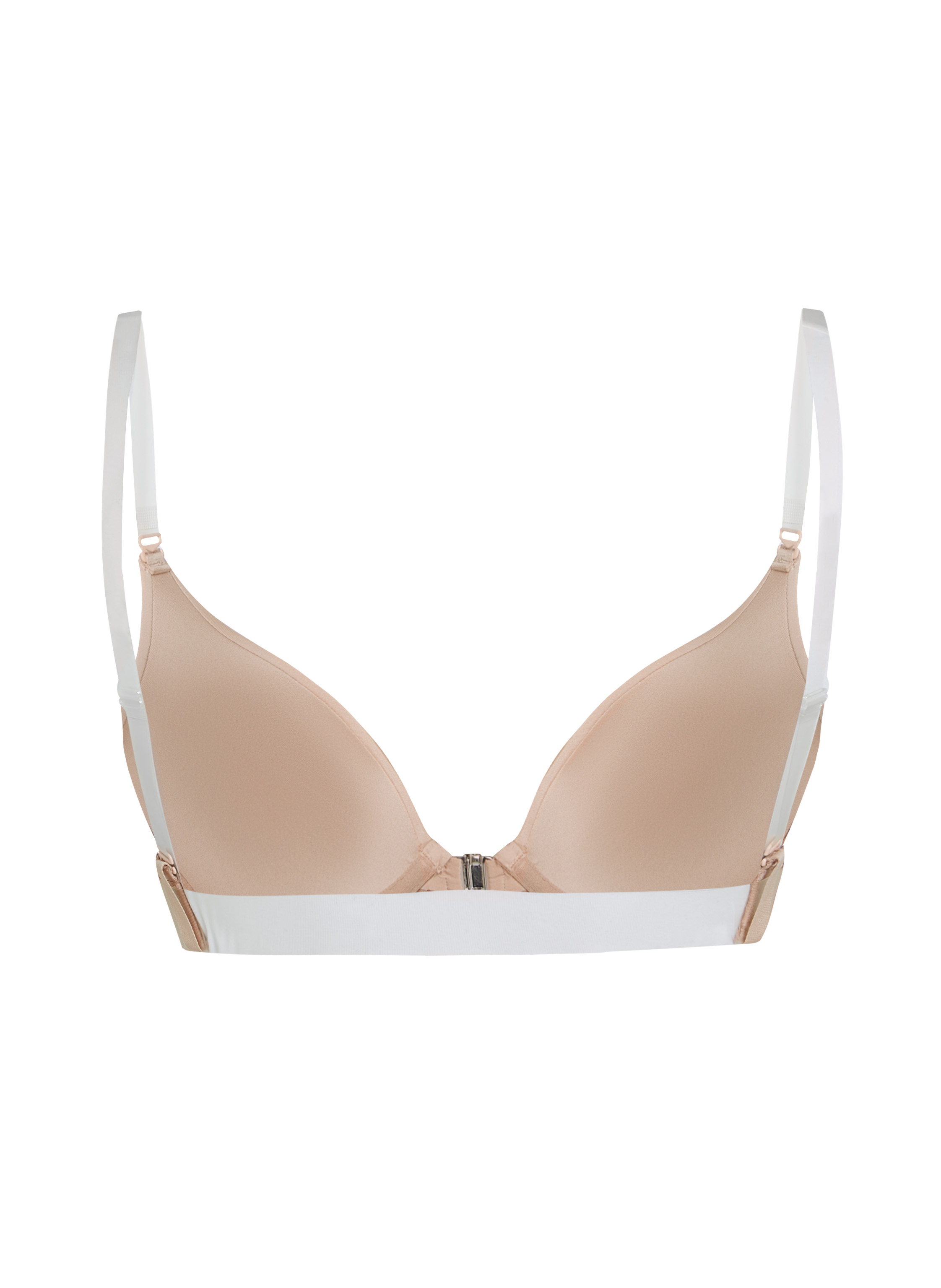 Soutien-gorge à armatures préformé push-up Transparant, Beige, main