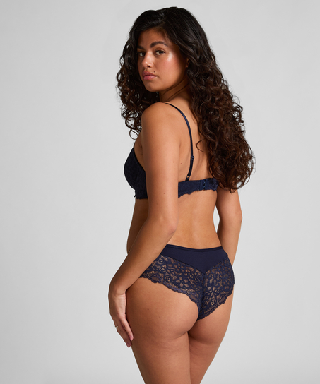 Slip brésilien Marine, Bleu