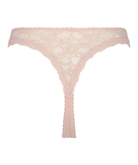 Mini brésilien taille haute Riley, Rose