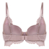 Soutien-gorge à armatures rembourré longline Essie, Violet