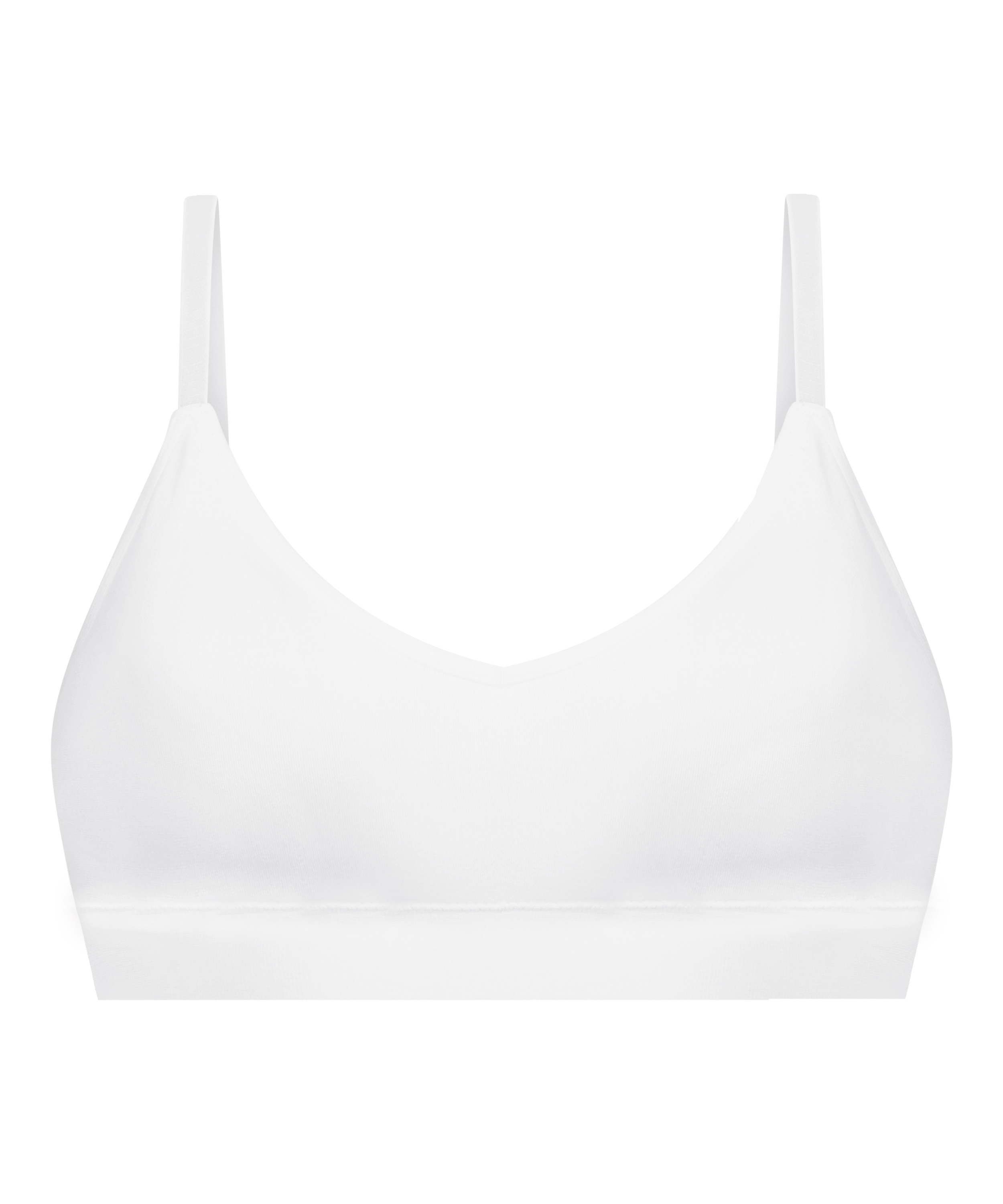 Brassière triangle Dide, Blanc, main