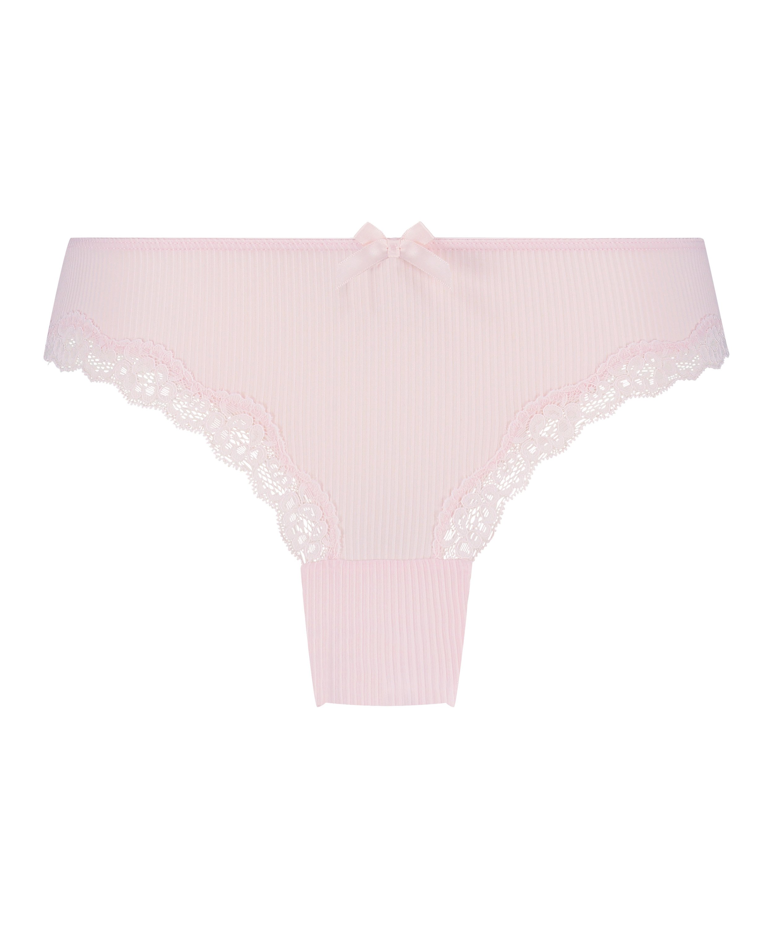 Slip br&eacute;silien Lola, Rose, main