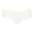 Slip br&eacute;silien V-shape mesh, Blanc