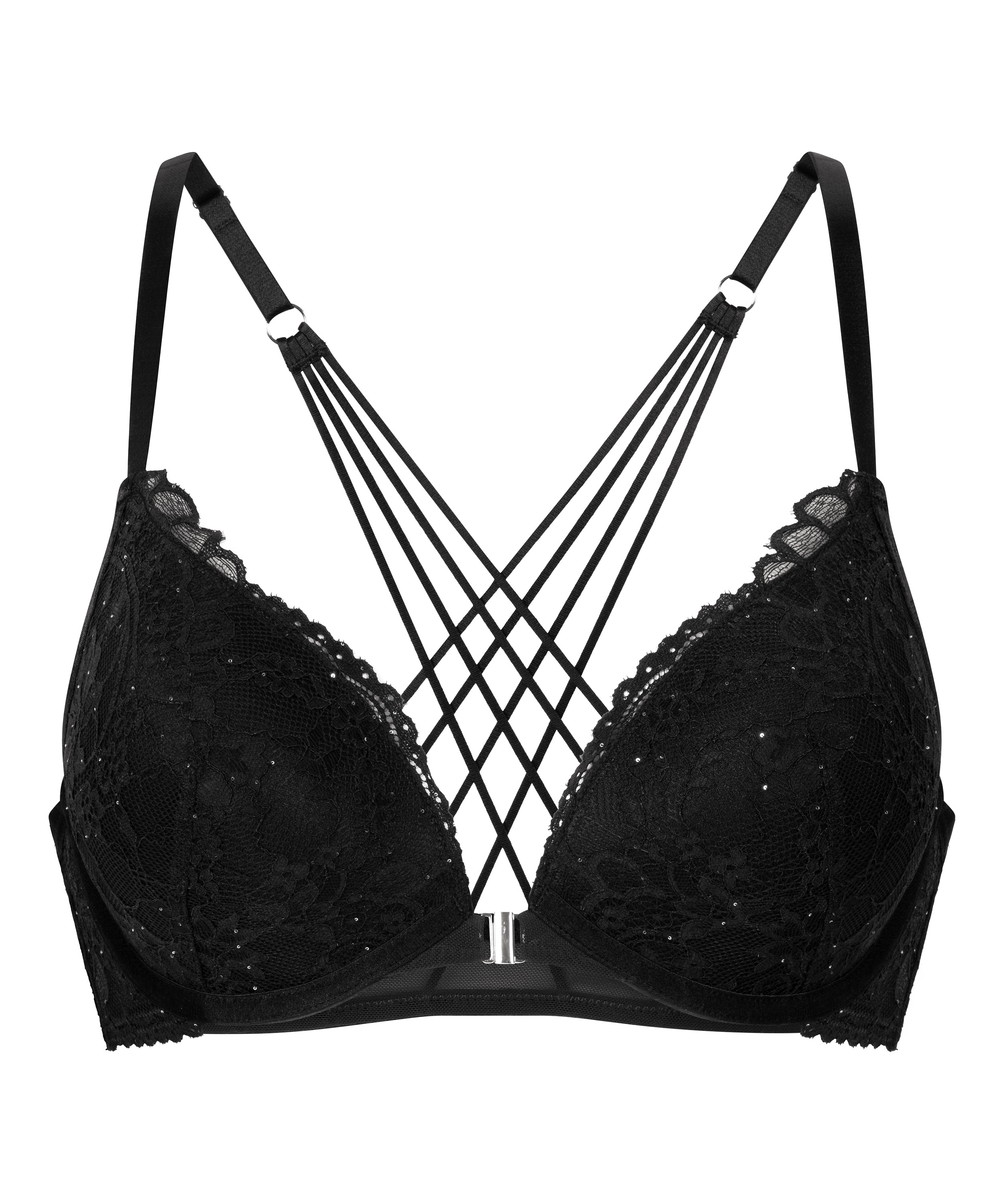 Soutien-gorge à armatures push-up préformé Sabrina, Noir, main