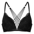 Soutien-gorge à armatures push-up préformé Sabrina, Noir