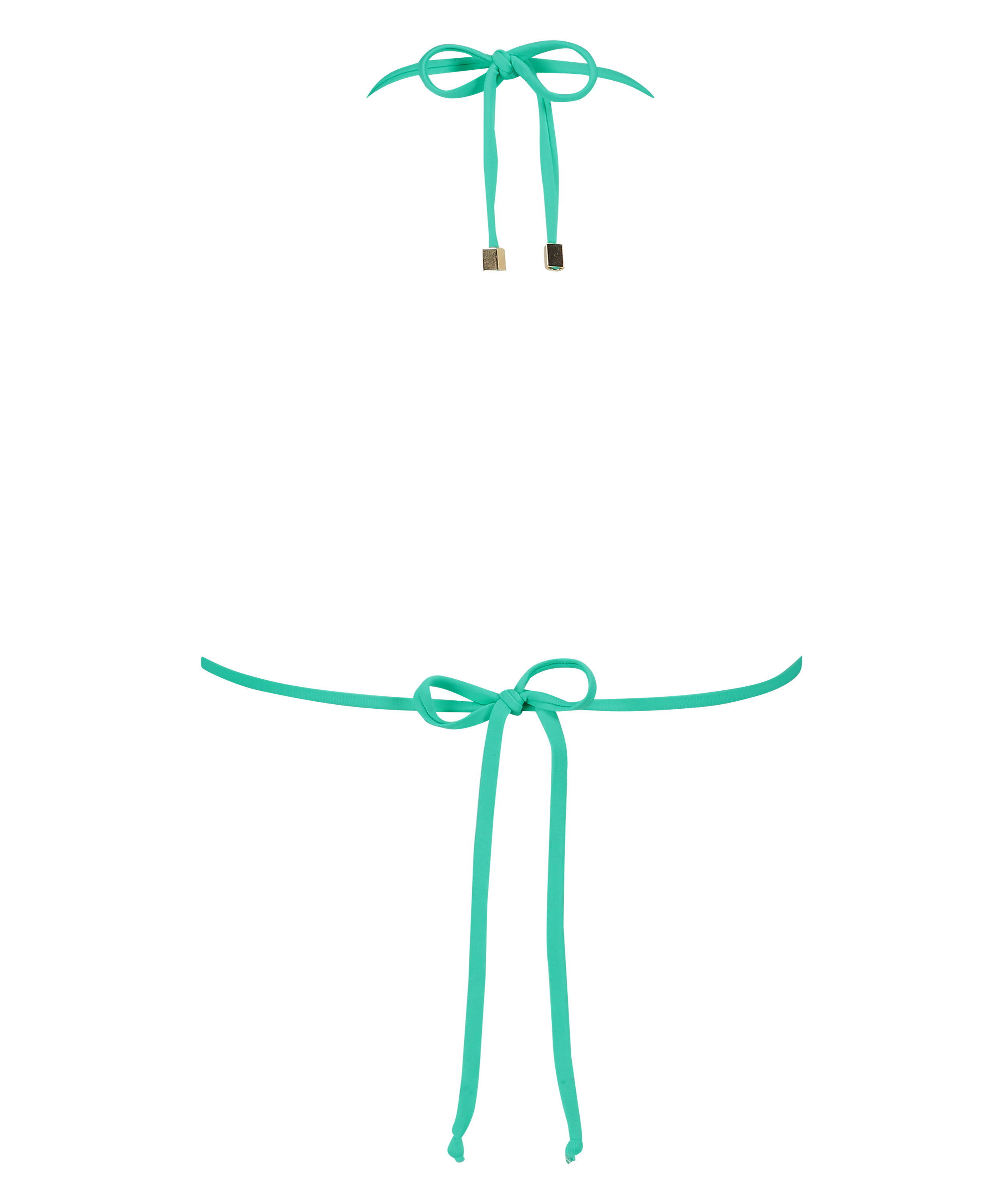 Haut de bikini triangle Doha, Vert, main