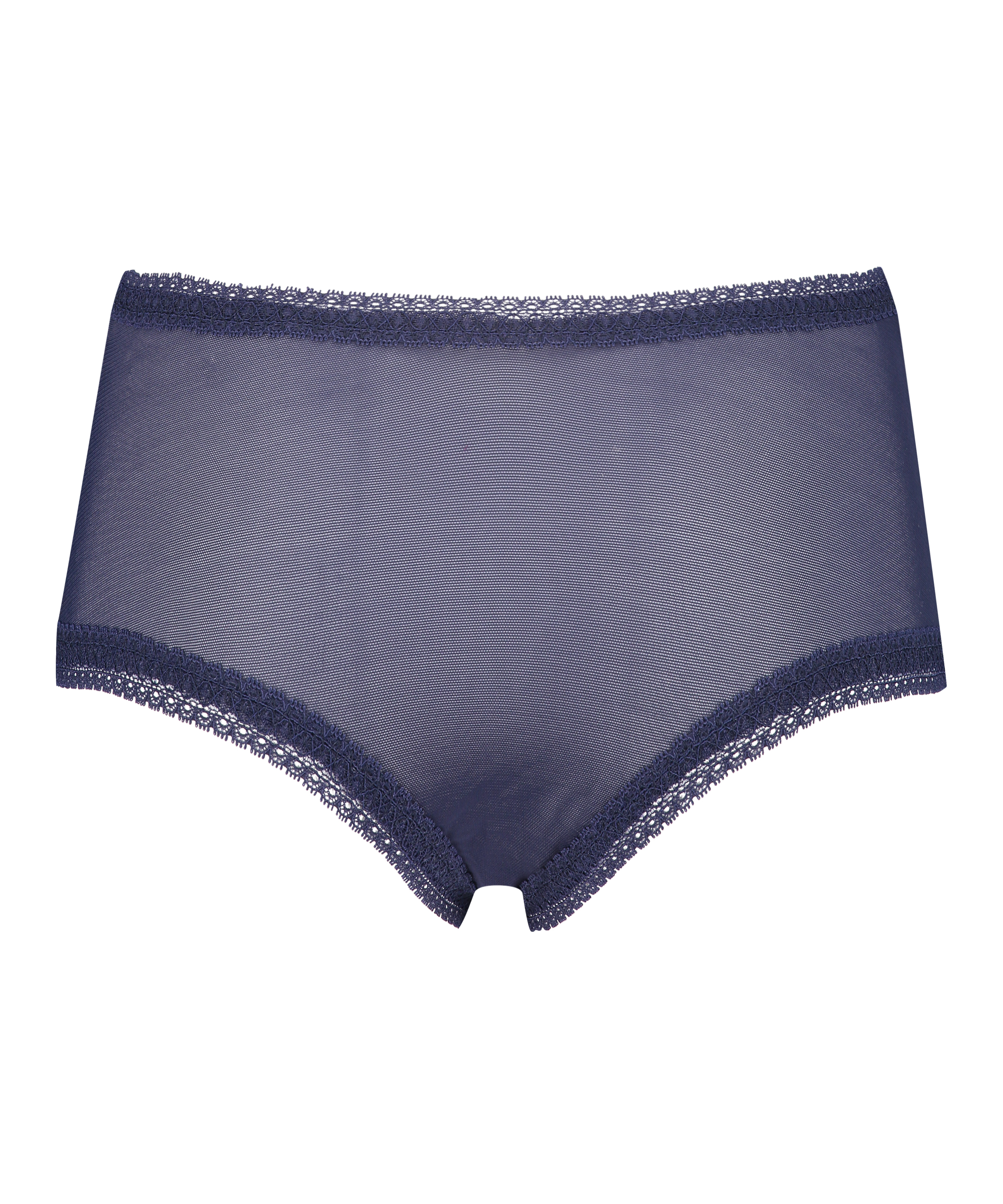 Slip brésilien en forme de V Franzi Curvy, Bleu, main