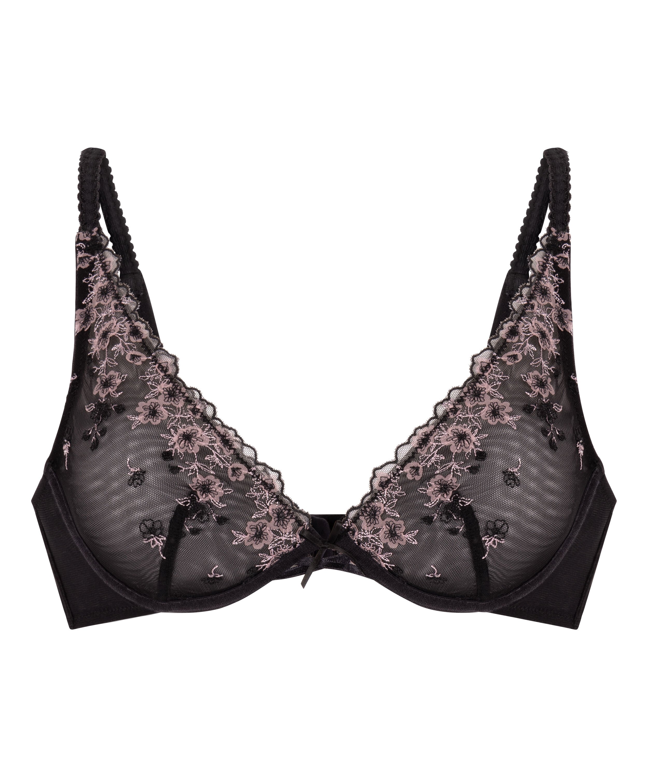 Soutien-gorge &agrave; armatures non-rembourr&eacute; Chlo&eacute;, Noir