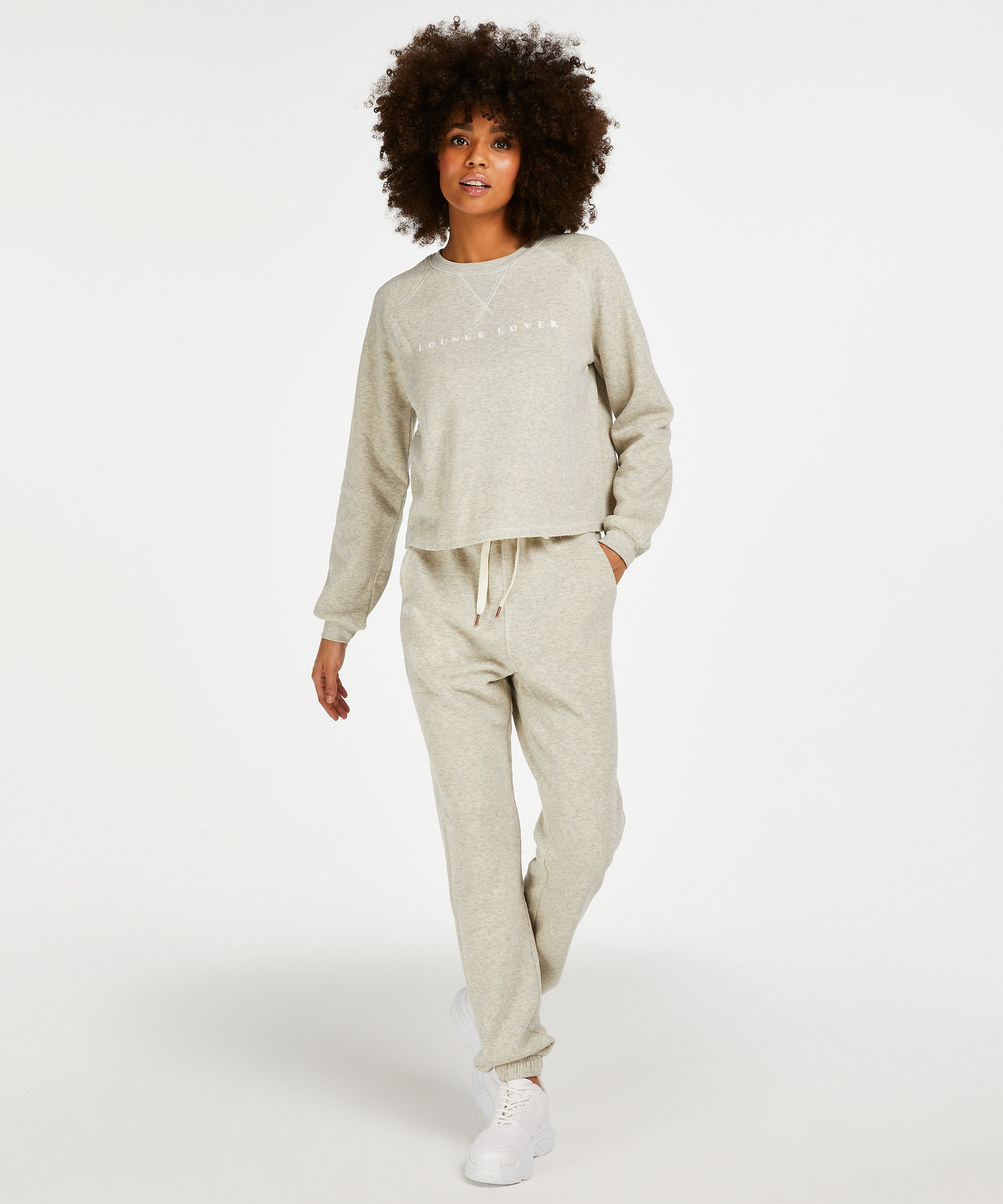 Jogging Sweat Brush, Gris, main