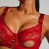 Soutien-gorge à armatures non-préformé Aurelia, Rouge