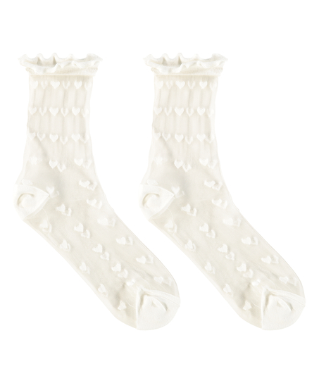 1 paire de chaussettes, Blanc