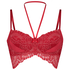 Soutien-gorge long rembourré à armatures Coco, Rouge