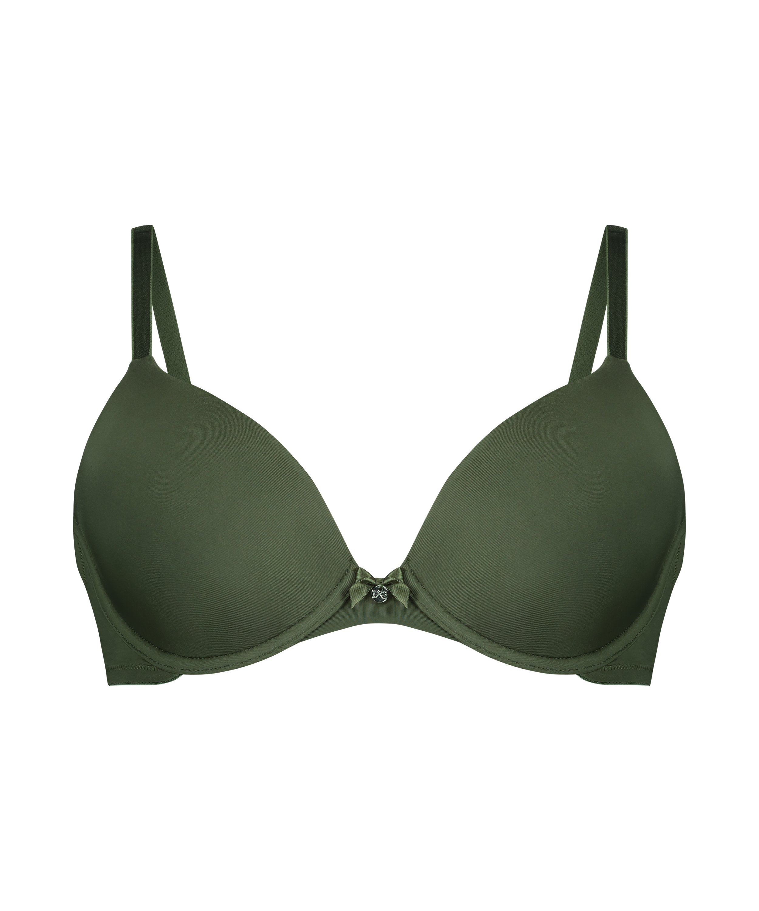 Soutien-gorge à armatures préformé Plunge, Vert, main