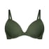 Soutien-gorge à armatures préformé Plunge, Vert