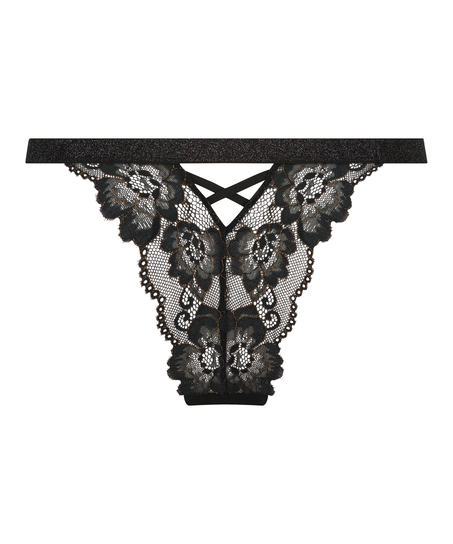 Slip br&eacute;silien Phia, Noir