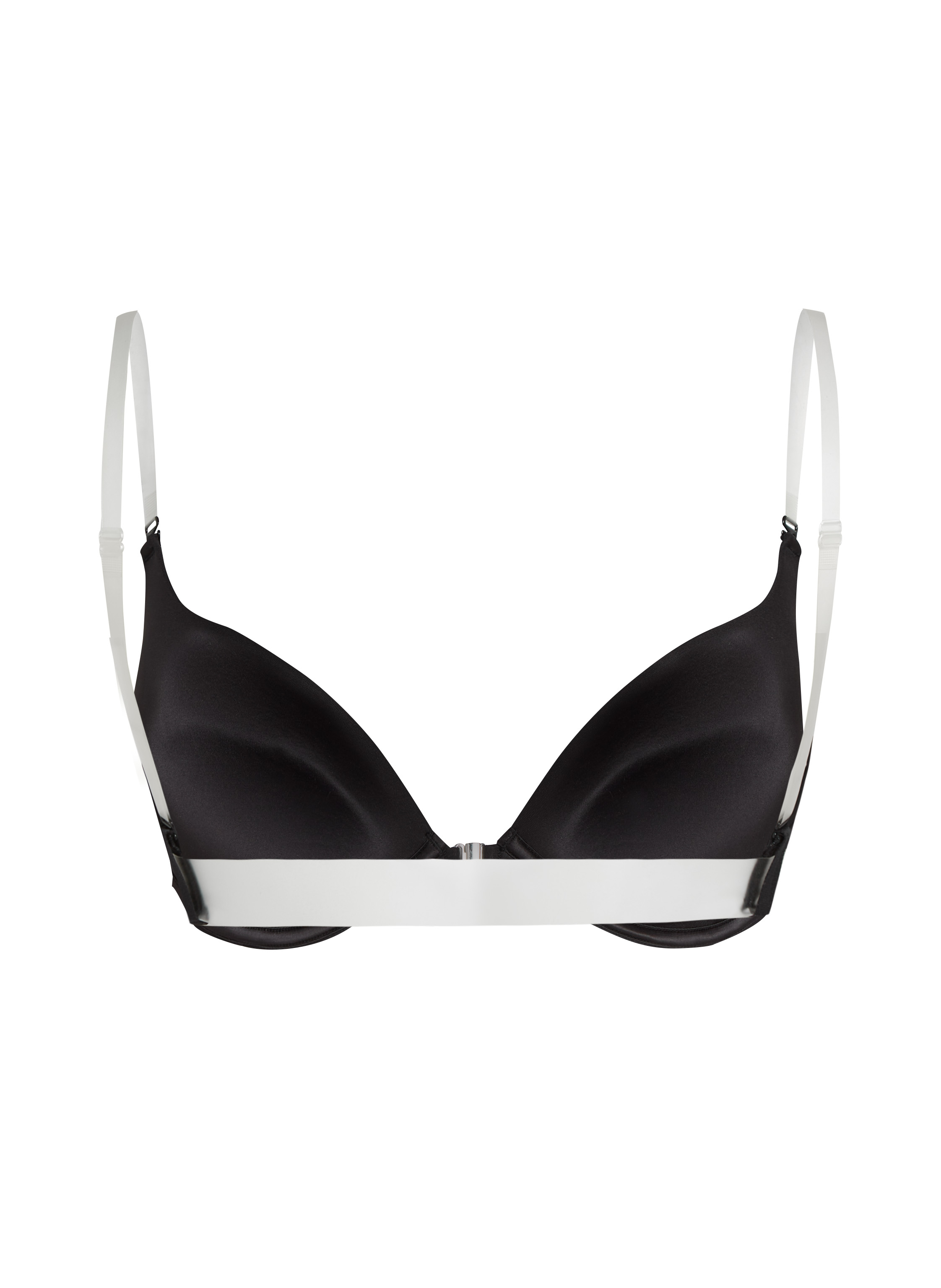 Soutien-gorge à armatures préformé push-up Transparant, Noir, main