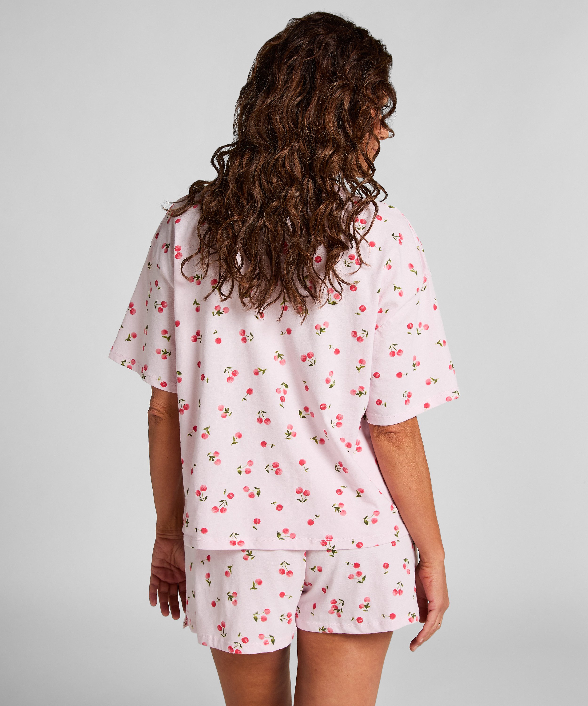 Pyjama en Coton, Violet, main