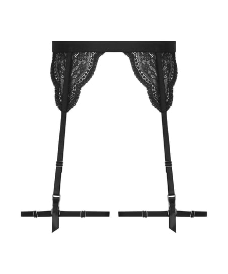 Porte-jarretelles Isabelle, Noir