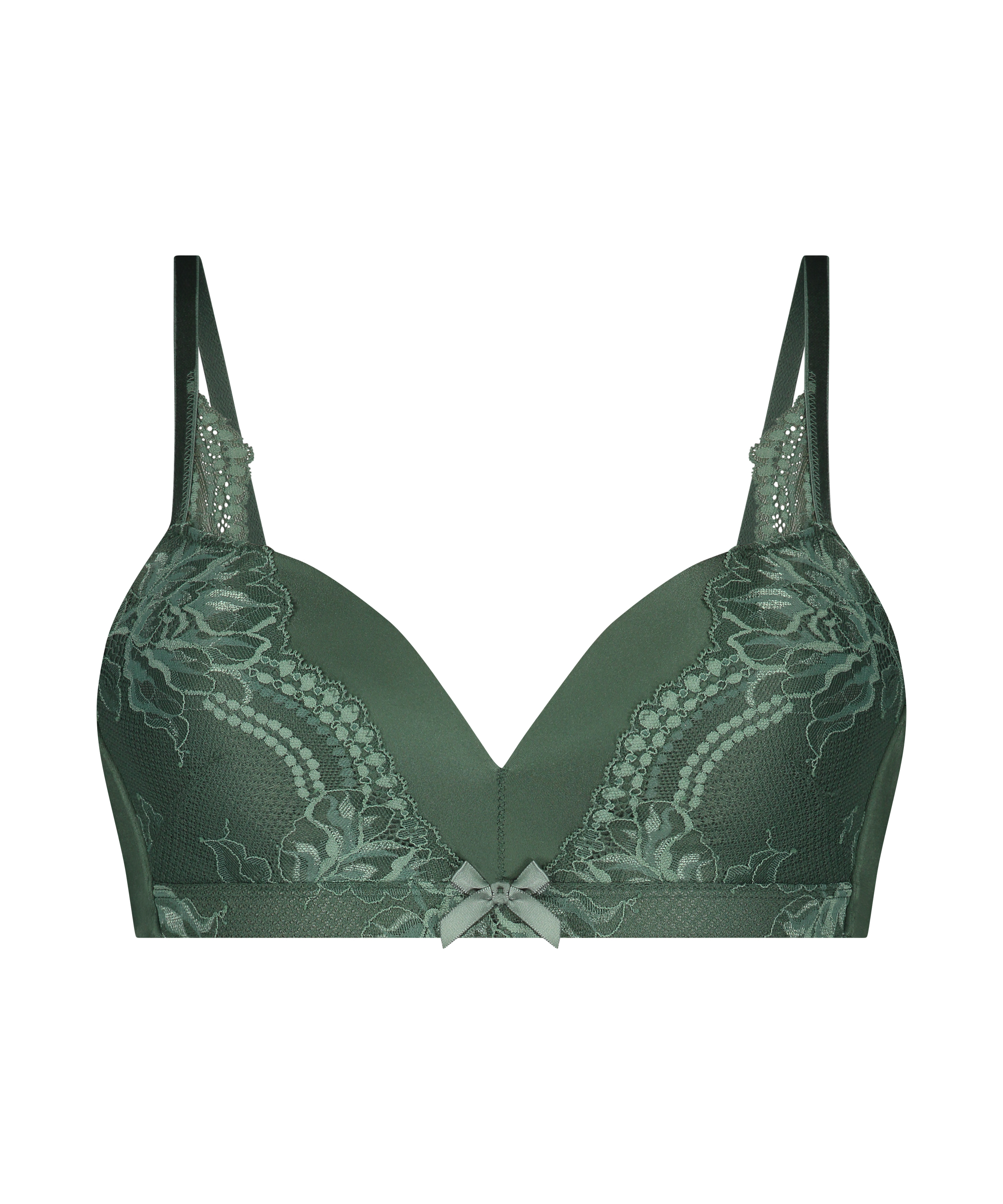 Soutien-gorge rembourré sans armatures Lycke, Vert, main