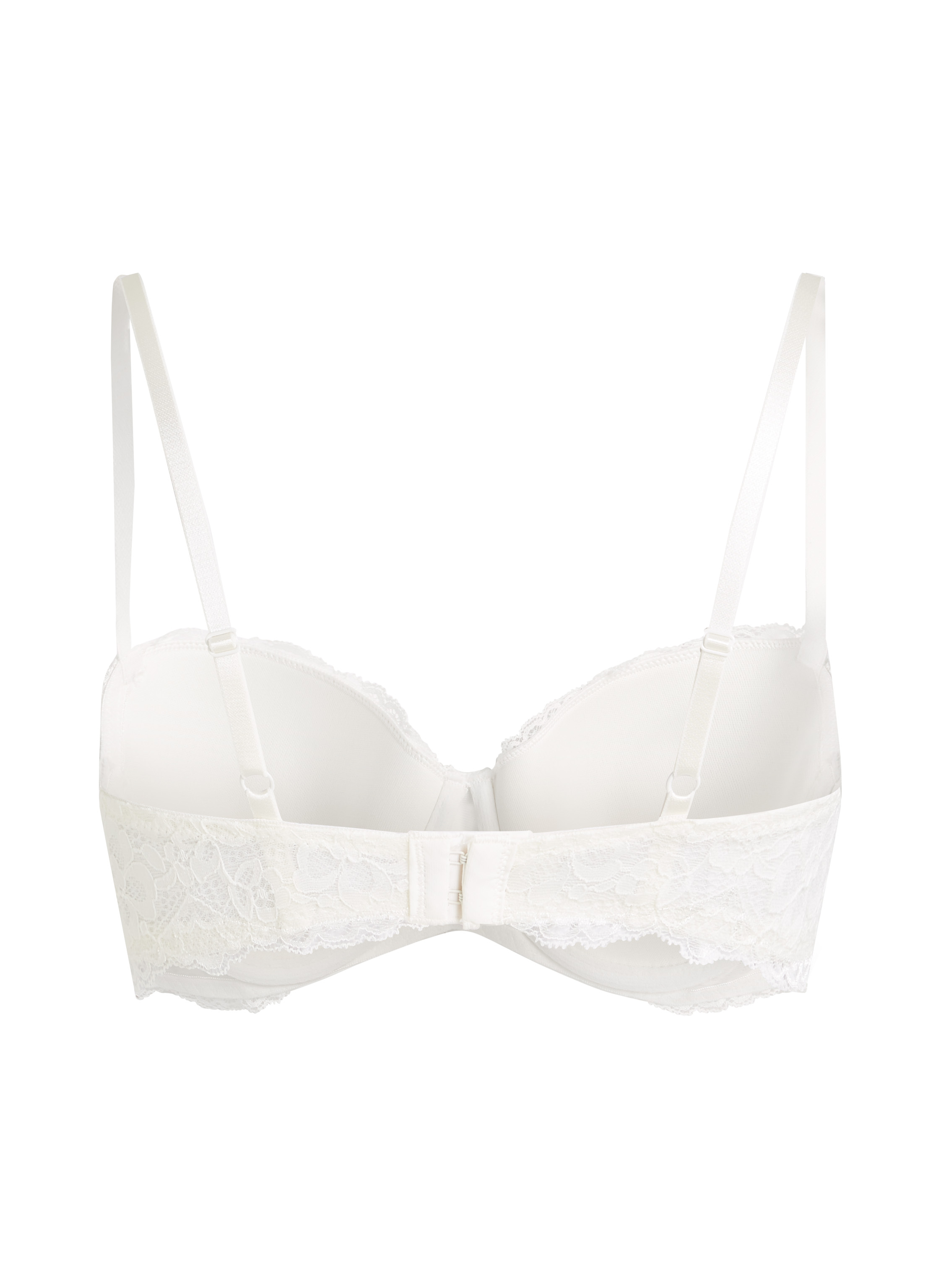 Soutien-gorge &agrave; armatures pr&eacute;form&eacute; Marine, Blanc, main