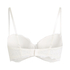 Soutien-gorge &agrave; armatures pr&eacute;form&eacute; Marine, Blanc