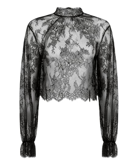 Haut de pyjama Cecilia, Noir