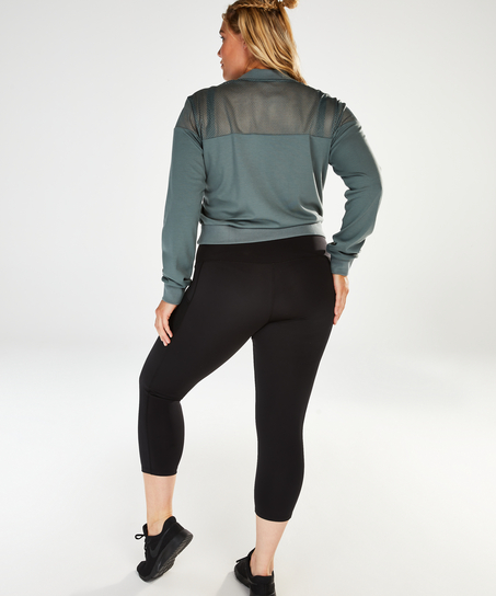 Sweat HKMX en maille, Vert