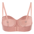 Soutien-gorge push-up sans bretelles à armatures préformé Smooth, Rose