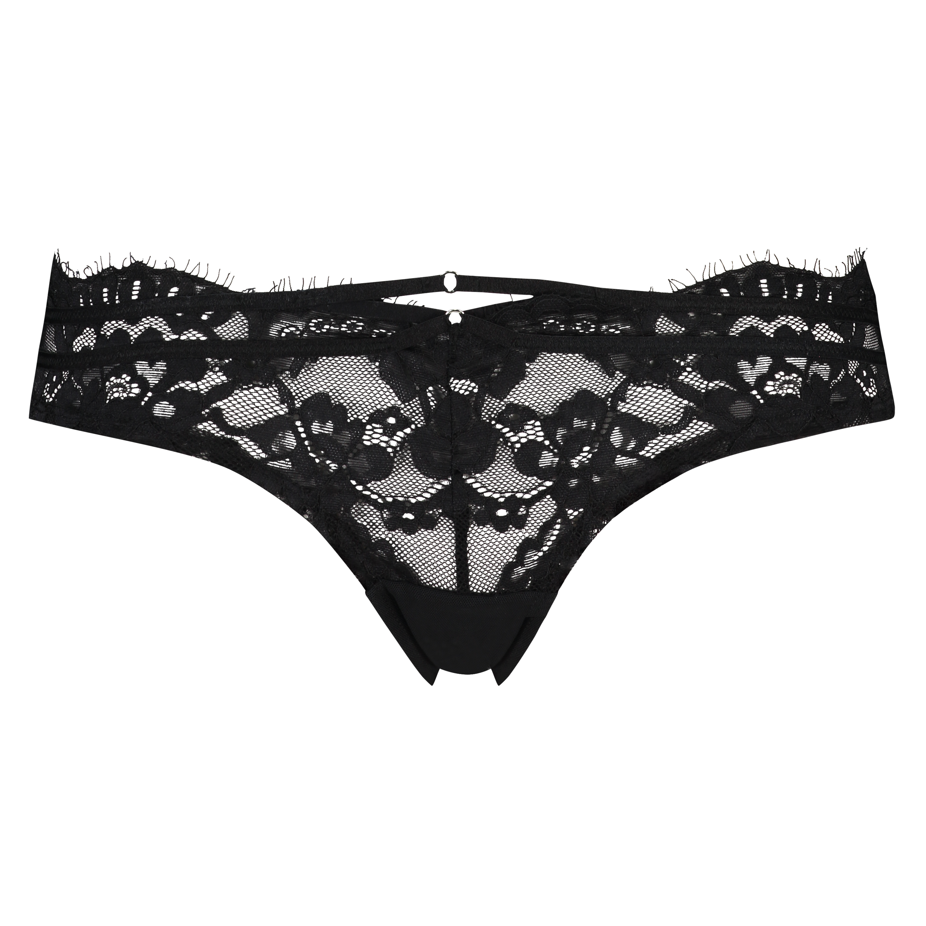 Slip br&eacute;silien Darcy, Noir, main