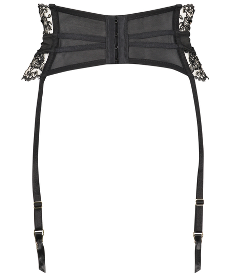 Porte-jarretelles Jade, Noir