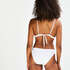 Haut de bikini Triangle Pride, Blanc