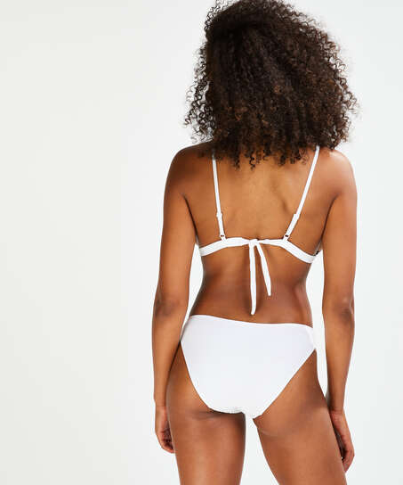 Haut de bikini Triangle Pride, Blanc