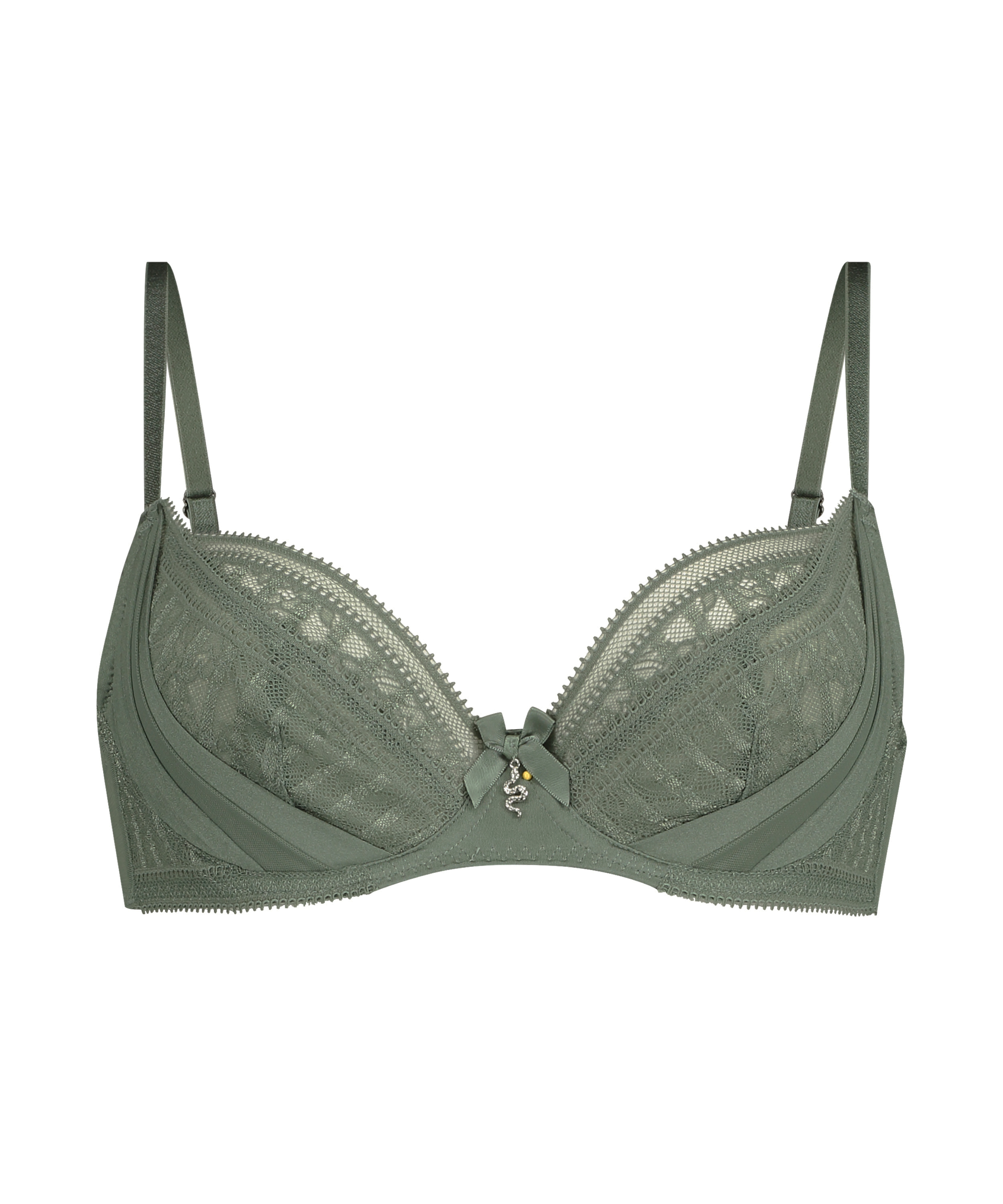 Soutien-gorge à armatures non rembourré Kriss I AM Danielle, Vert, main