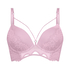 Soutien-gorge push-up à armatures préformé longline Lidia, Rose