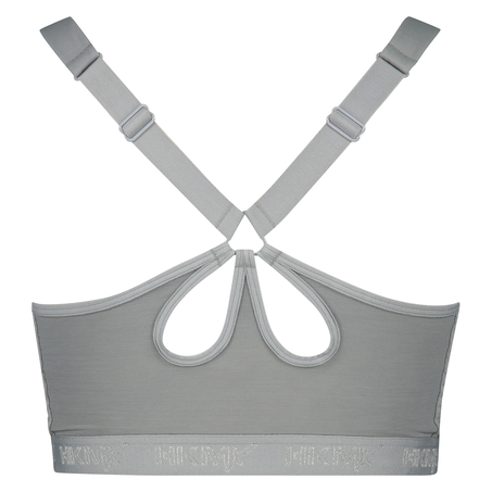 HKMX Soutien-gorge de sport The Pro Maintien niveau 3, Gris