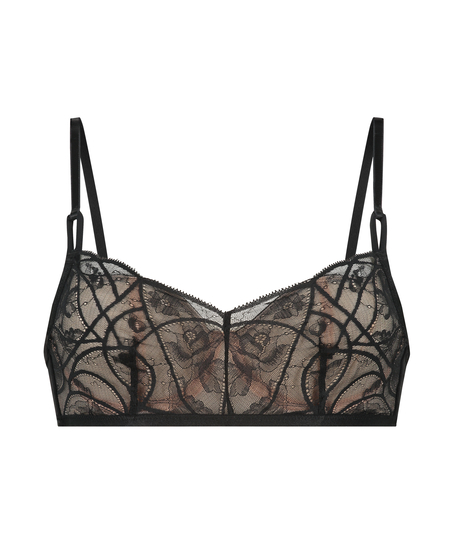 Soutien-gorge à armatures non préformé Luna, Noir