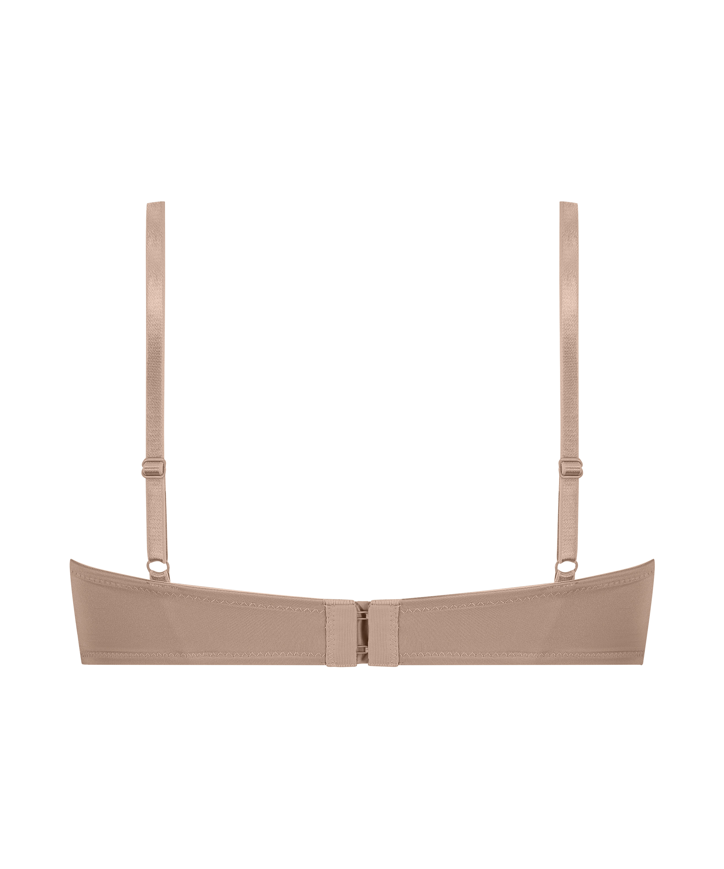 Soutien-gorge à armatures non-préformé longline Anya, Marron, main