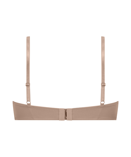 Soutien-gorge à armatures non-préformé longline Anya, Marron