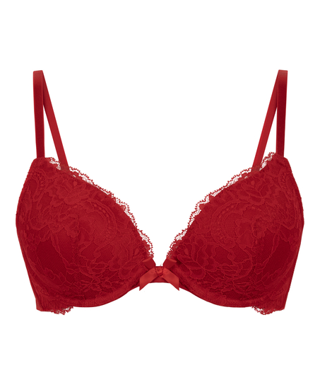 Soutien-gorge push-up à armatures préformé Teddy, Rouge