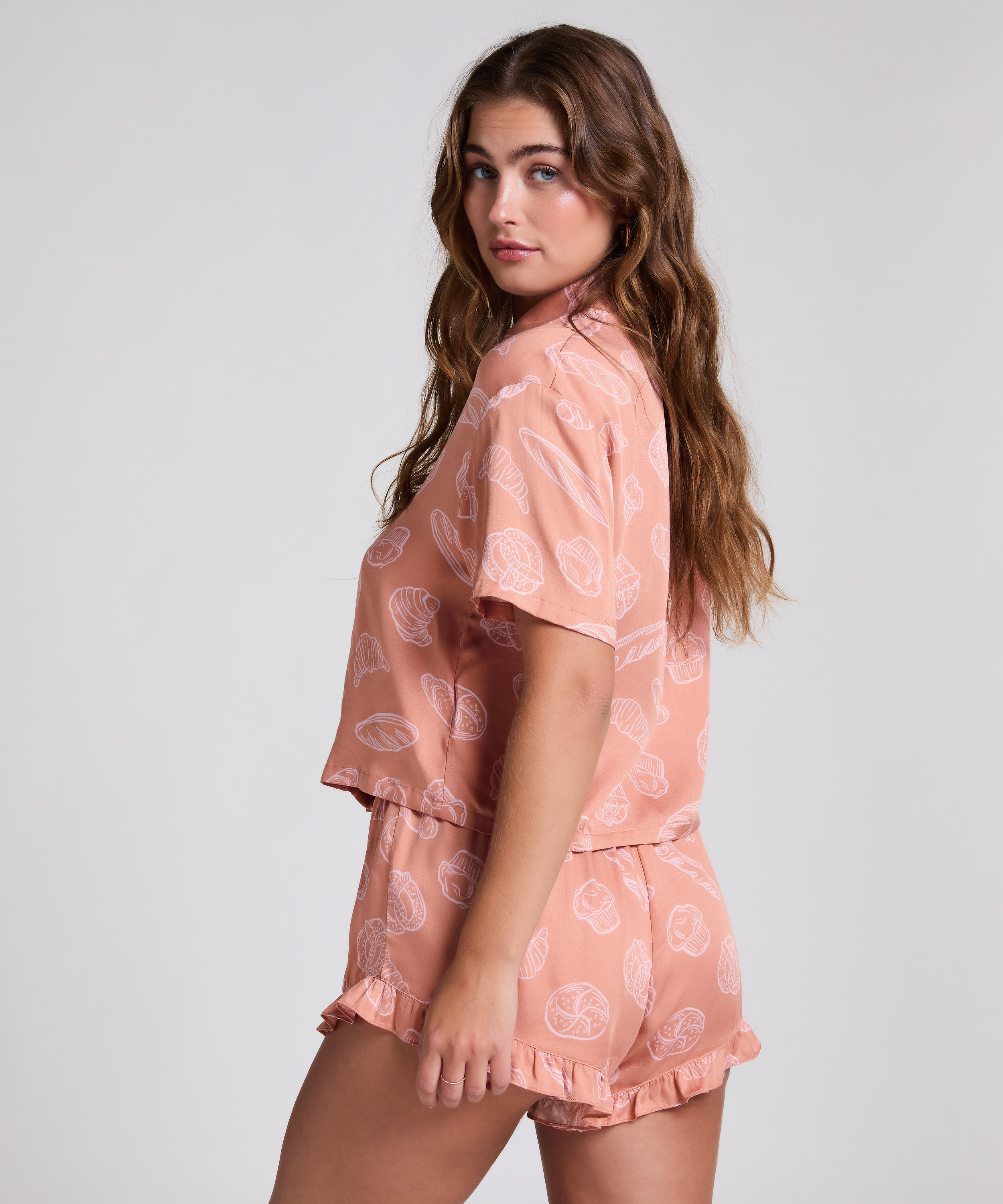 Short de pijama, Beige, main