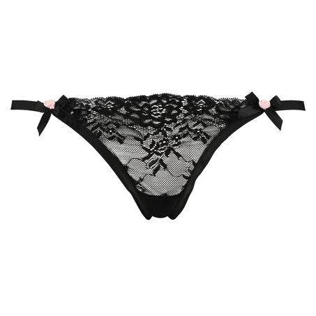 Thong Cleo tanga, Noir
