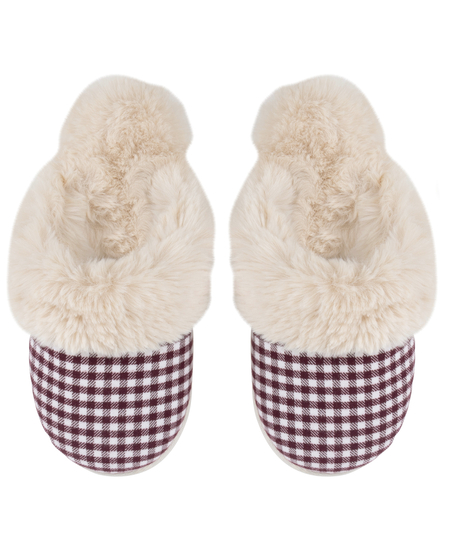 Pantoufles Reya, Rouge